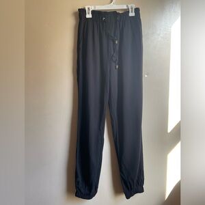 Zara stretchy elastic waist pull on trouser pants size S